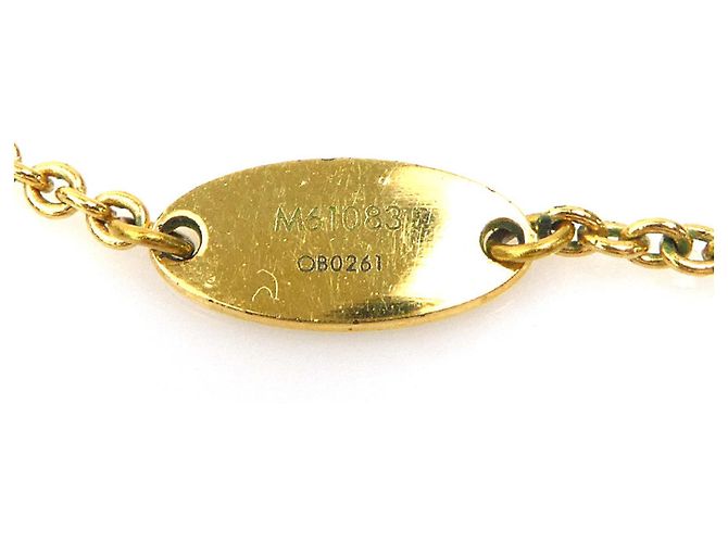 Collana Essential V Metal Louis Vuitton D'oro - vista 7