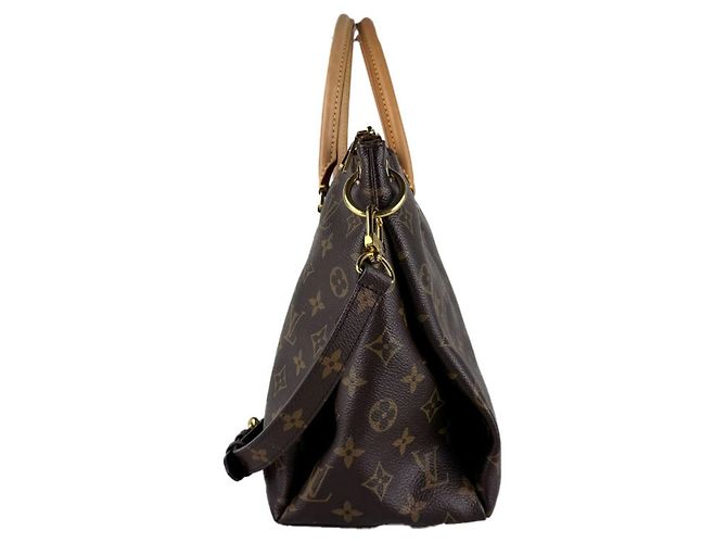 Borsa a tracolla Louis Vuitton Monogram Pallas Marrone Monogramma - vista 2
