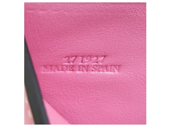 Carteira bi-fold Loewe em tela revestida rosa - vista 8