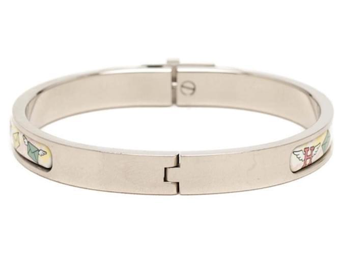 Hermès Bracciale Hermes Mini Click Kelly PM Argento Multicolore - vista 3