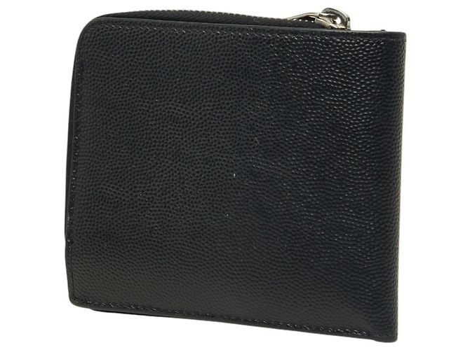 Portafoglio con Zip East West Saint Laurent Nero - vista 2