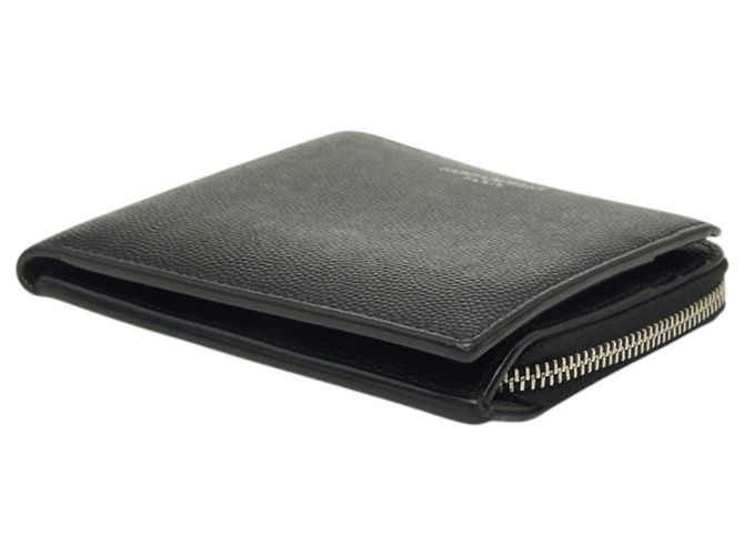 Portafoglio con Zip East West Saint Laurent Nero - vista 4