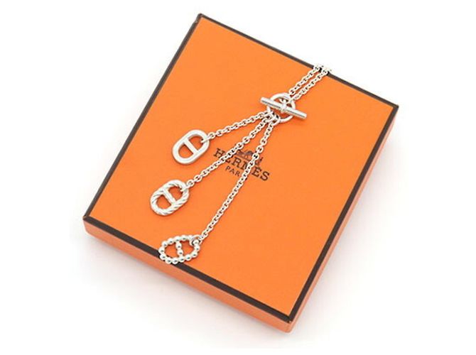 Hermès Collana Hermes Chaine d'Ancre Parade PM - vista 9