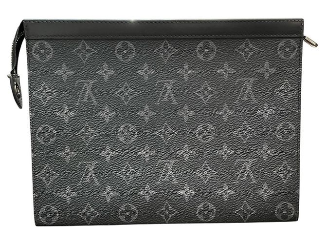 Louis Vuitton Pochette Voyage MM Nero Monogramma - vista 2