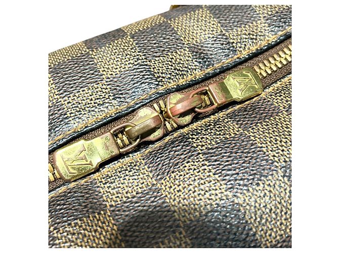Borsa a mano Louis Vuitton Ribera MM Marrone Damier ebene - vista 9