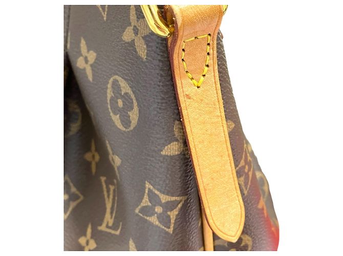 Borsa Louis Vuitton Turenne PM Marrone Monogramma - vista 8