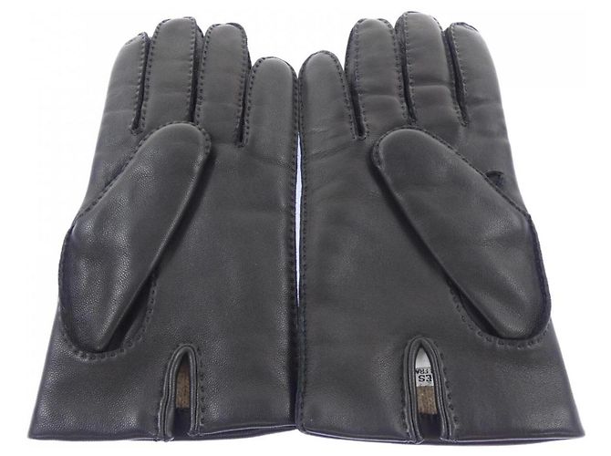 Hermès Guanti caldi Hermes Black Nero - vista 2