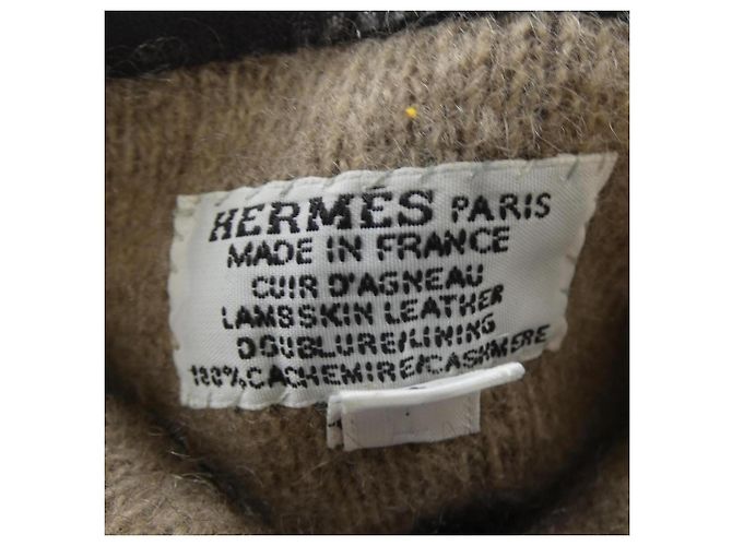 Hermès Guanti caldi Hermes Black Nero - vista 3