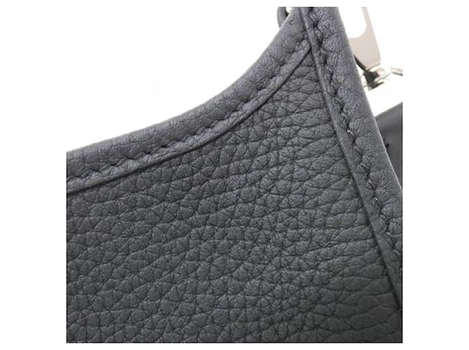 Hermès Borsa a tracolla Hermes Evelyne Nero - vista 4
