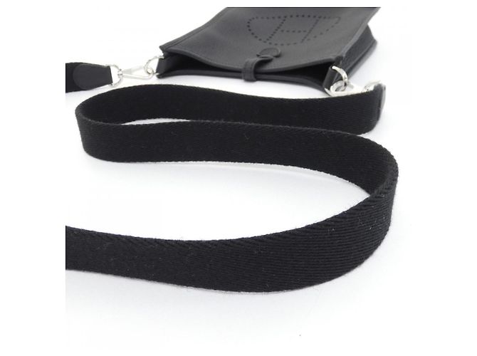 Hermès Borsa a tracolla Hermes Evelyne Nero - vista 5