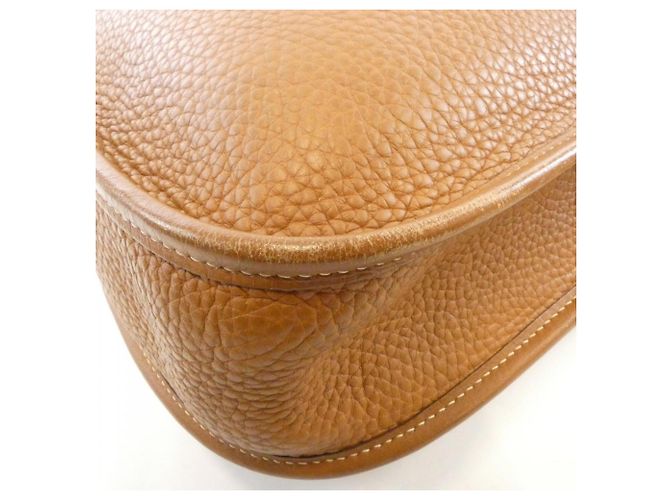 Hermès Borsa a tracolla Hermes Evelyne 2 PM D'oro - vista 3