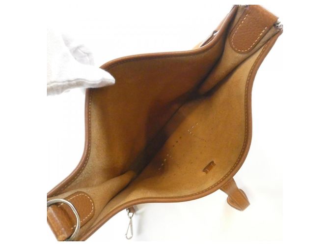 Hermès Borsa a tracolla Hermes Evelyne 2 PM D'oro - vista 8