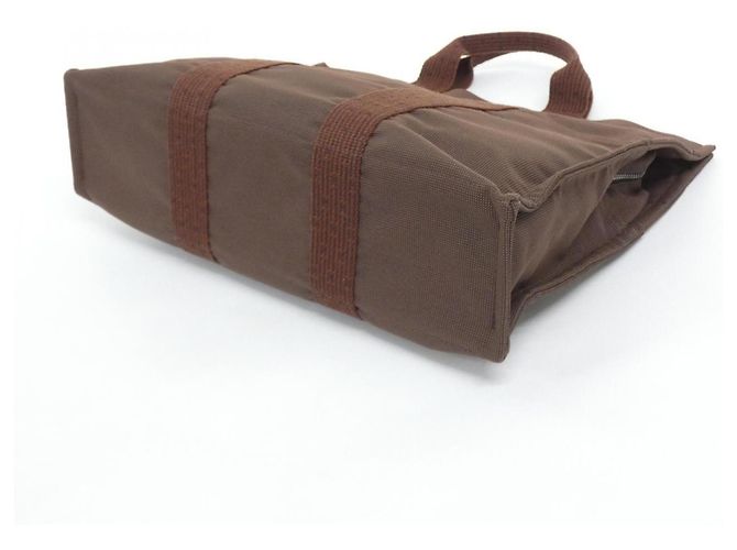Hermès Borsa Hermes Herline MM Marrone - vista 2