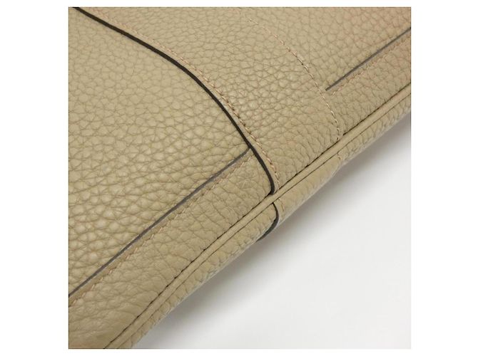 Hermès Borsa Hermes Garden Party in pelle Negonda beige - vista 3