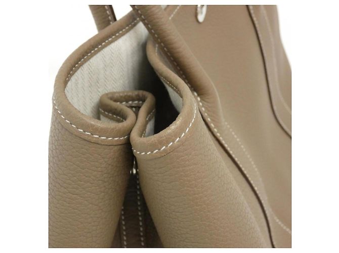 Hermès Borsa Hermes Garden Party in Etoupe Gray Taupe - vista 3