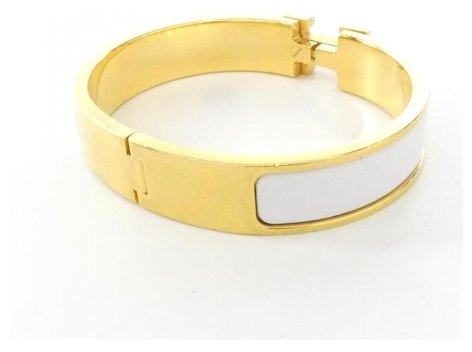 Hermès Bracciale Charm Hermes Click H PM Bianco - vista 2