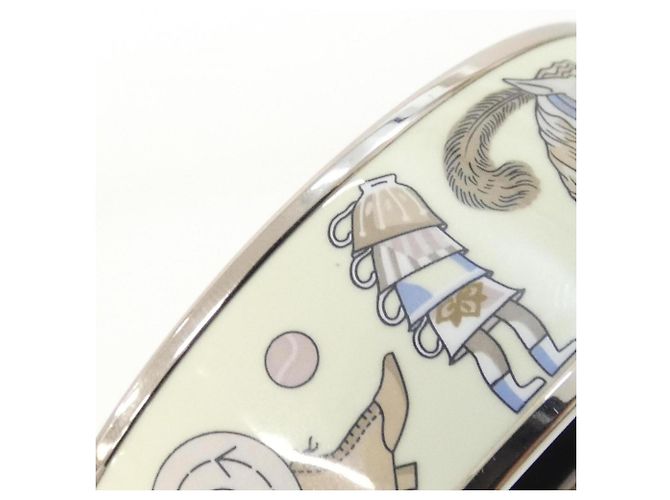 Bracciale rigido Hermès beige - vista 3