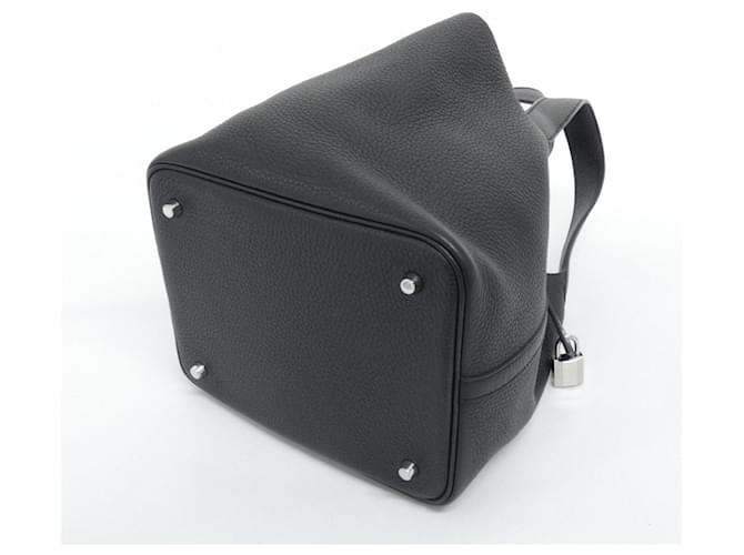 Hermès Borsa Hermes Picotin Lock MM Nero - vista 2