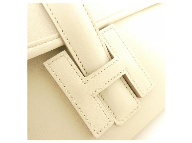Hermès Borsa Hermes Jige Elan 048490CA Bianco - vista 4