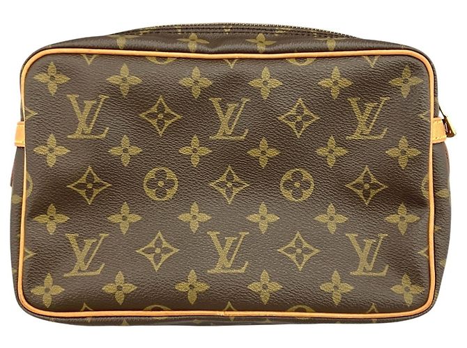 Sac Pochette Louis Vuitton Compiegne 23 Marron - vue 2