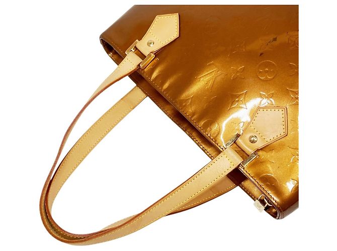 Borsa Tote Louis Vuitton Houston Bronzo - vista 6