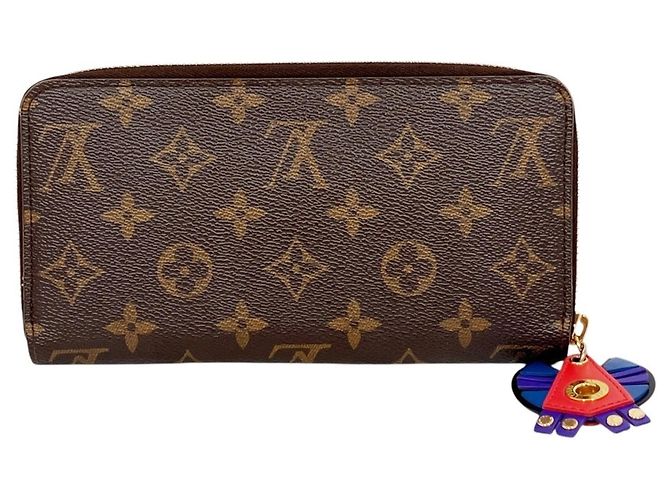 Cartera Zippy Totem Long Monogram Canvas Louis Vuitton Castaño - vista 2