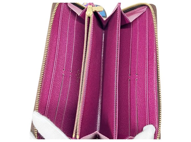 Cartera Zippy Totem Long Monogram Canvas Louis Vuitton Castaño - vista 3