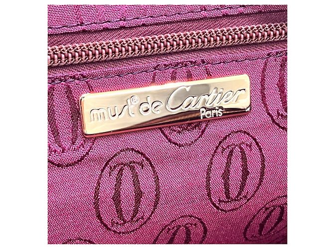 Borsa a tracolla in pelle Cartier Must Line - vista 4