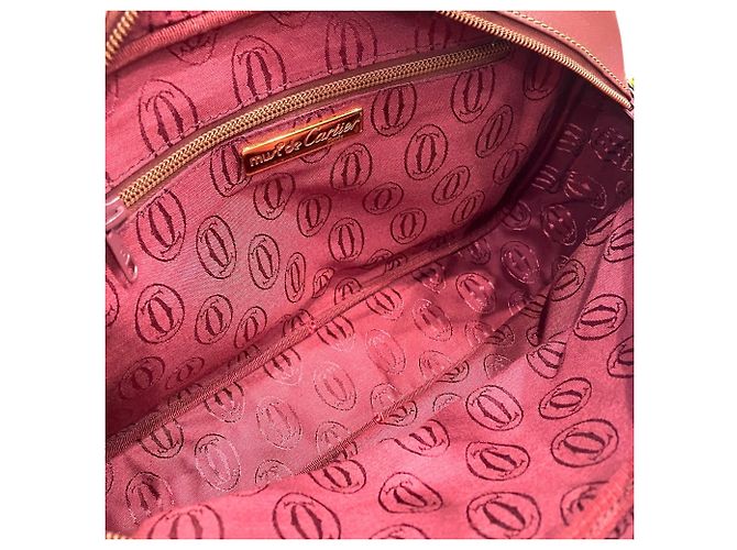 Borsa a tracolla in pelle Cartier Must Line - vista 5