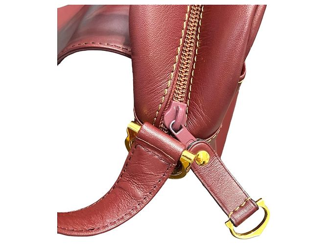 Borsa a tracolla in pelle Cartier Must Line - vista 8