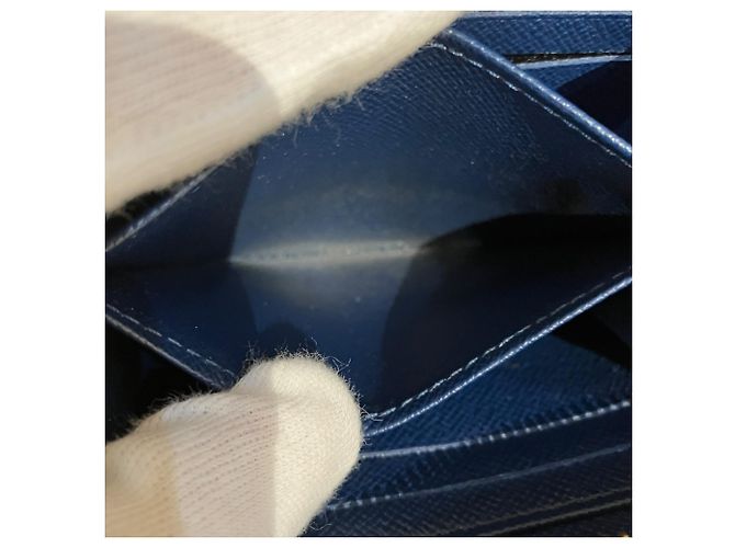 Zippy Louis Vuitton Monogram Denim Münzbeutel Blau - Ansicht 5