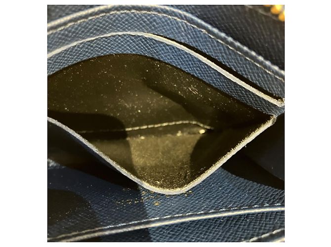 Zippy Louis Vuitton Monogram Denim Münzbeutel Blau - Ansicht 7