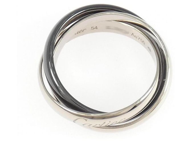 Cartier Trinity Ring Schwarz & Weiß - Ansicht 2