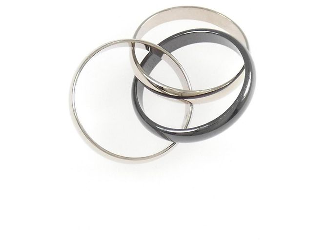 Cartier Trinity Ring Schwarz & Weiß - Ansicht 3