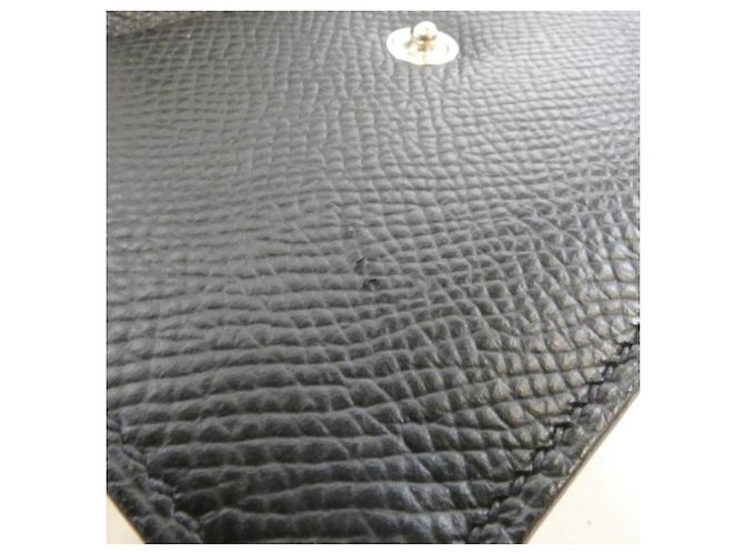 Hermès Cartera Hermes Bearn Mini Monochrome Negro - vista 8