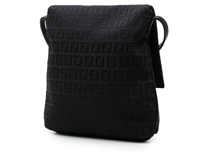 Borsa a tracolla Fendi Zucchino Nero - vista 2
