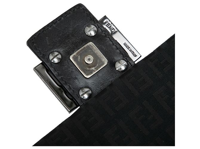 Borsa a tracolla Fendi Zucchino Nero - vista 4