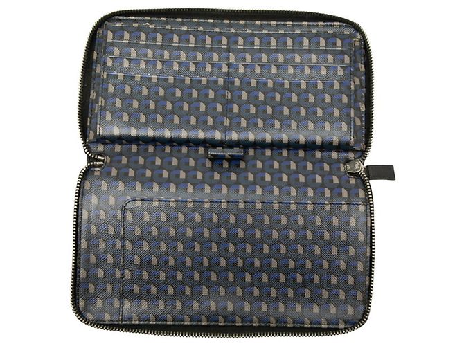 Monedero Prada de piel negra Negro - vista 4