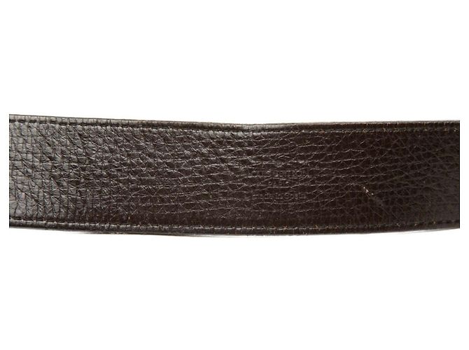 Louis Vuitton Utah Ceinture LV Initials Belt Marrone - vista 5
