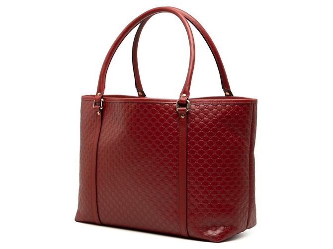 Borsa Tote Gucci Microguccissima Rosso - vista 2