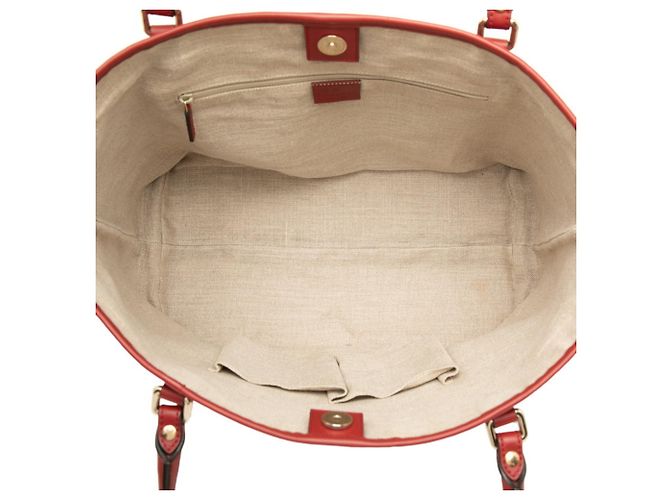 Borsa Tote Gucci Microguccissima Rosso - vista 4