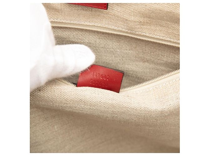 Borsa Tote Gucci Microguccissima Rosso - vista 6