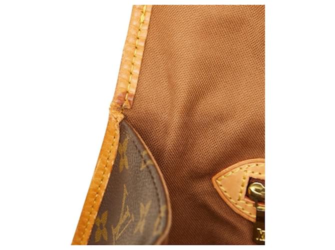 Borsa Louis Vuitton Monogram Beverly Marrone Nero Monogramma - vista 10