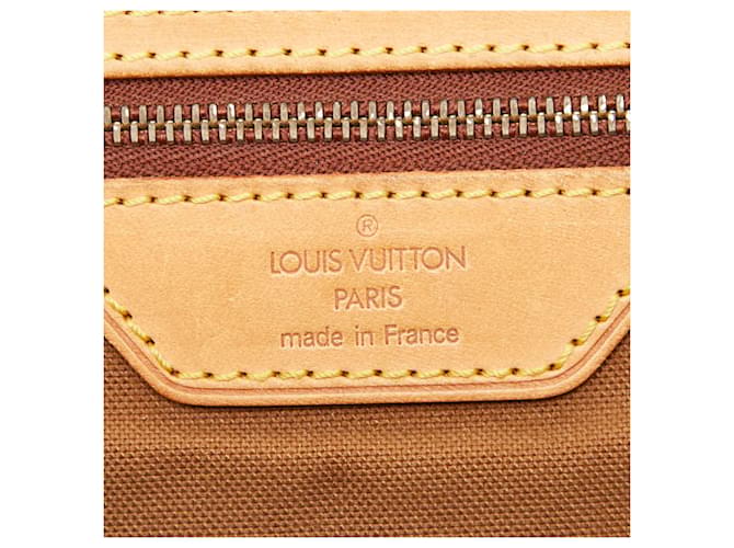 Borsa Louis Vuitton Monogram Beverly Marrone Nero Monogramma - vista 12