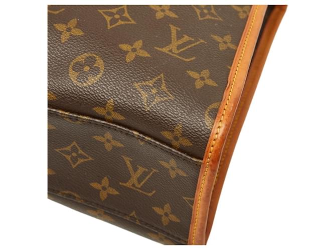 Borsa Louis Vuitton Monogram Beverly Marrone Nero Monogramma - vista 4