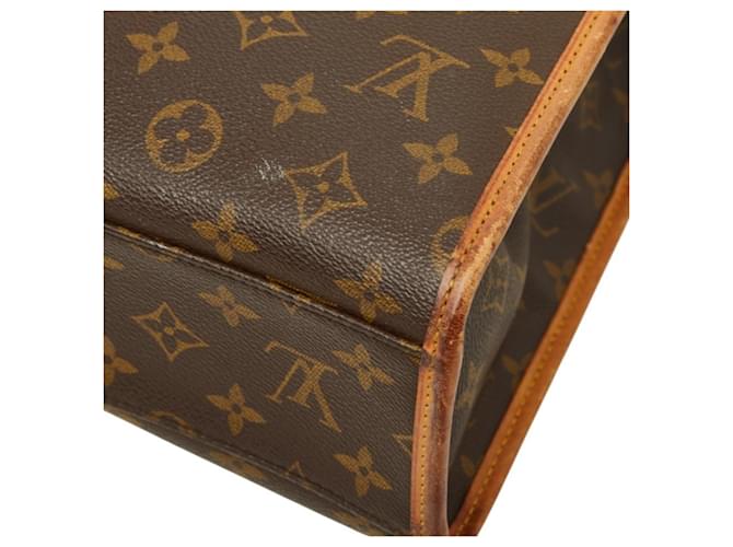 Borsa Louis Vuitton Monogram Beverly Marrone Nero Monogramma - vista 6
