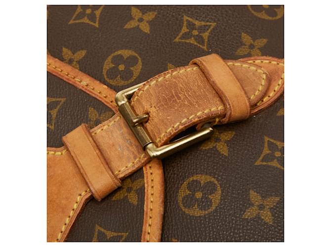 Borsa Louis Vuitton Monogram Beverly Marrone Nero Monogramma - vista 9