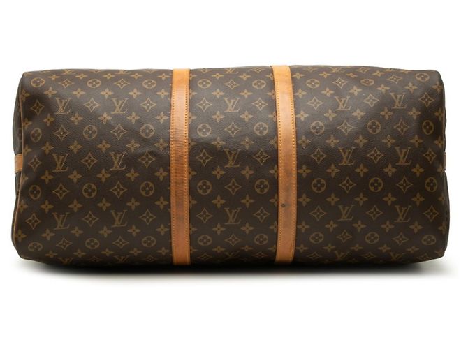 Borsa Boston Louis Vuitton Monogram Keepall Bandoulière 60 Marrone Monogramma - vista 3