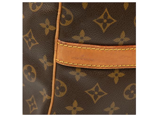 Borsa Boston Louis Vuitton Monogram Keepall Bandoulière 60 Marrone Monogramma - vista 7