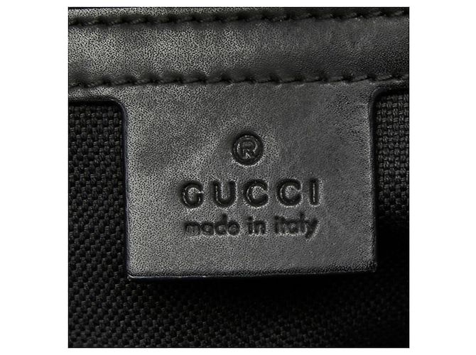 Borsa Tote Gucci GG Supreme Sherry Line Marrone Nero - vista 12